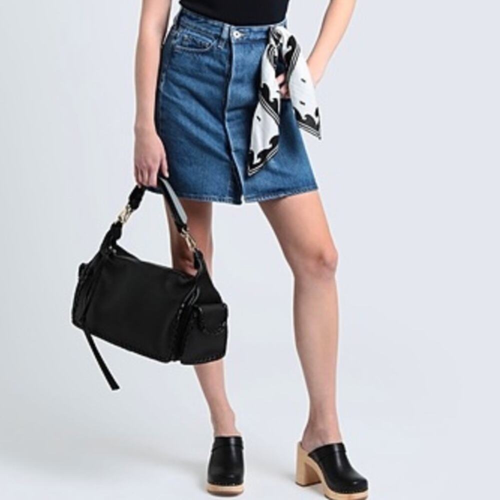 COS Denim Hidden Button Mini Skirt size 4